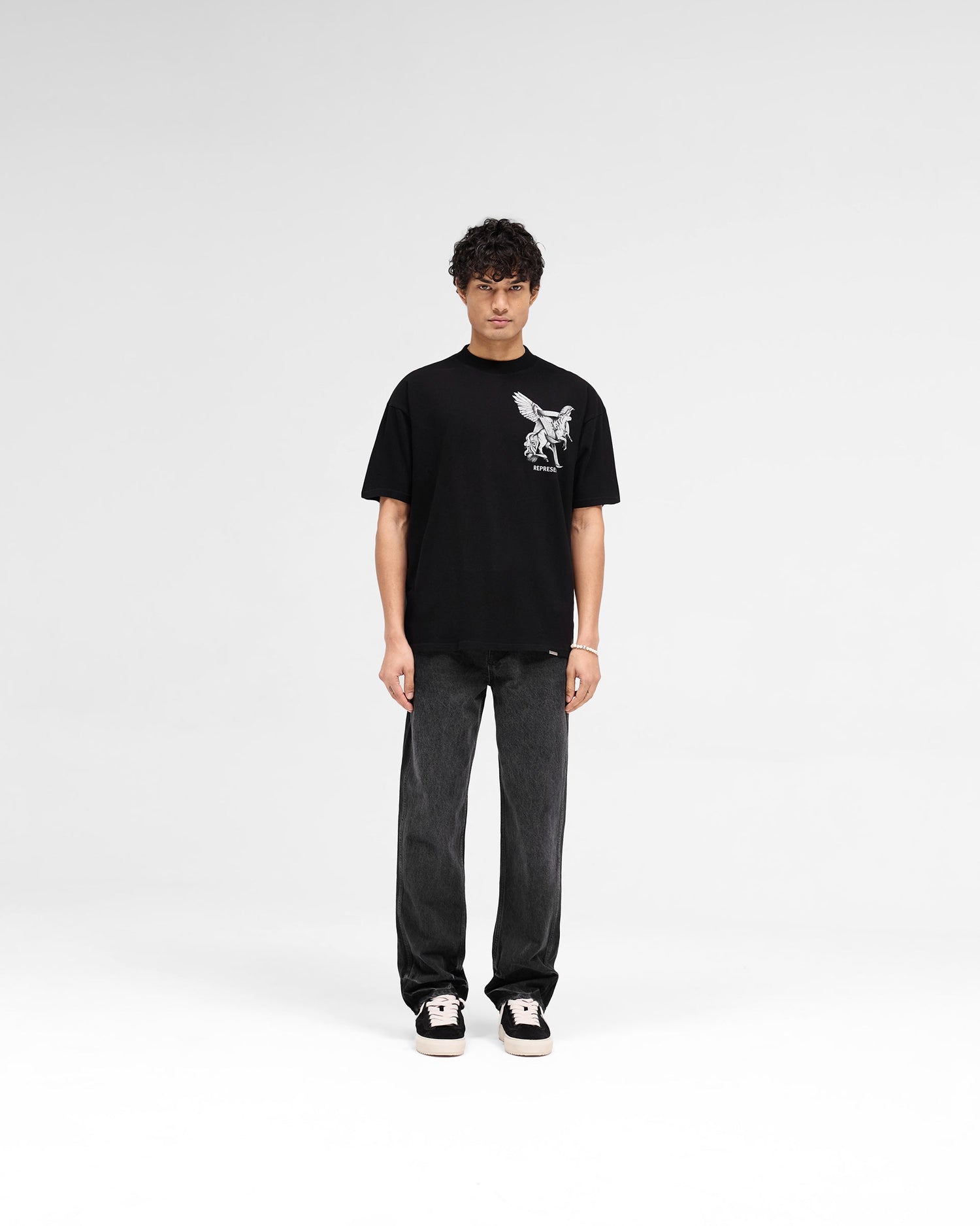 Elegance In Motion T-Shirt - Jet Black SS25
