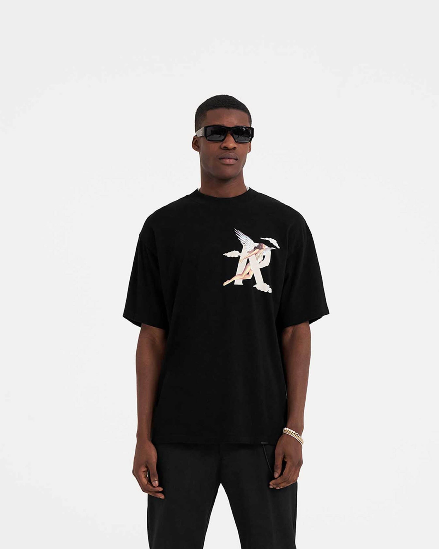 Storms In Heaven T-Shirt | Black T-Shirts SS23 | Represent Clo