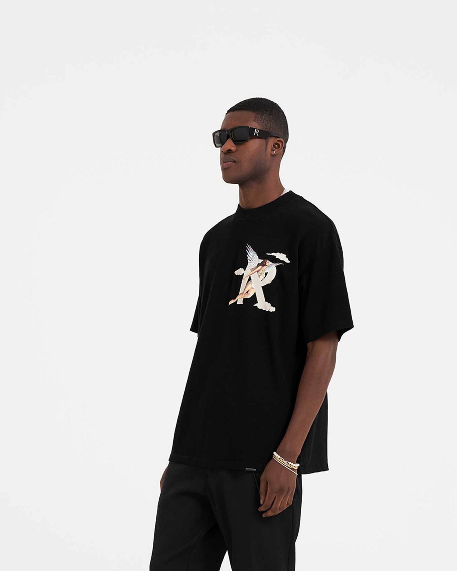 Storms In Heaven T-Shirt | Black T-Shirts SS23 | Represent Clo