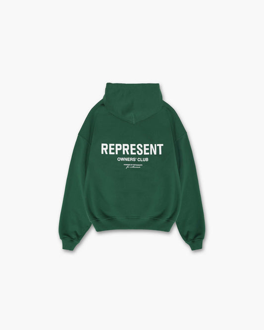 Represent Owners Club Hoodie - Racing Green Owners Club