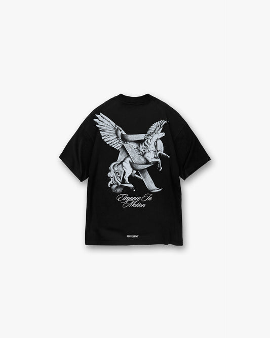 Elegance In Motion T-Shirt - Jet Black SS25