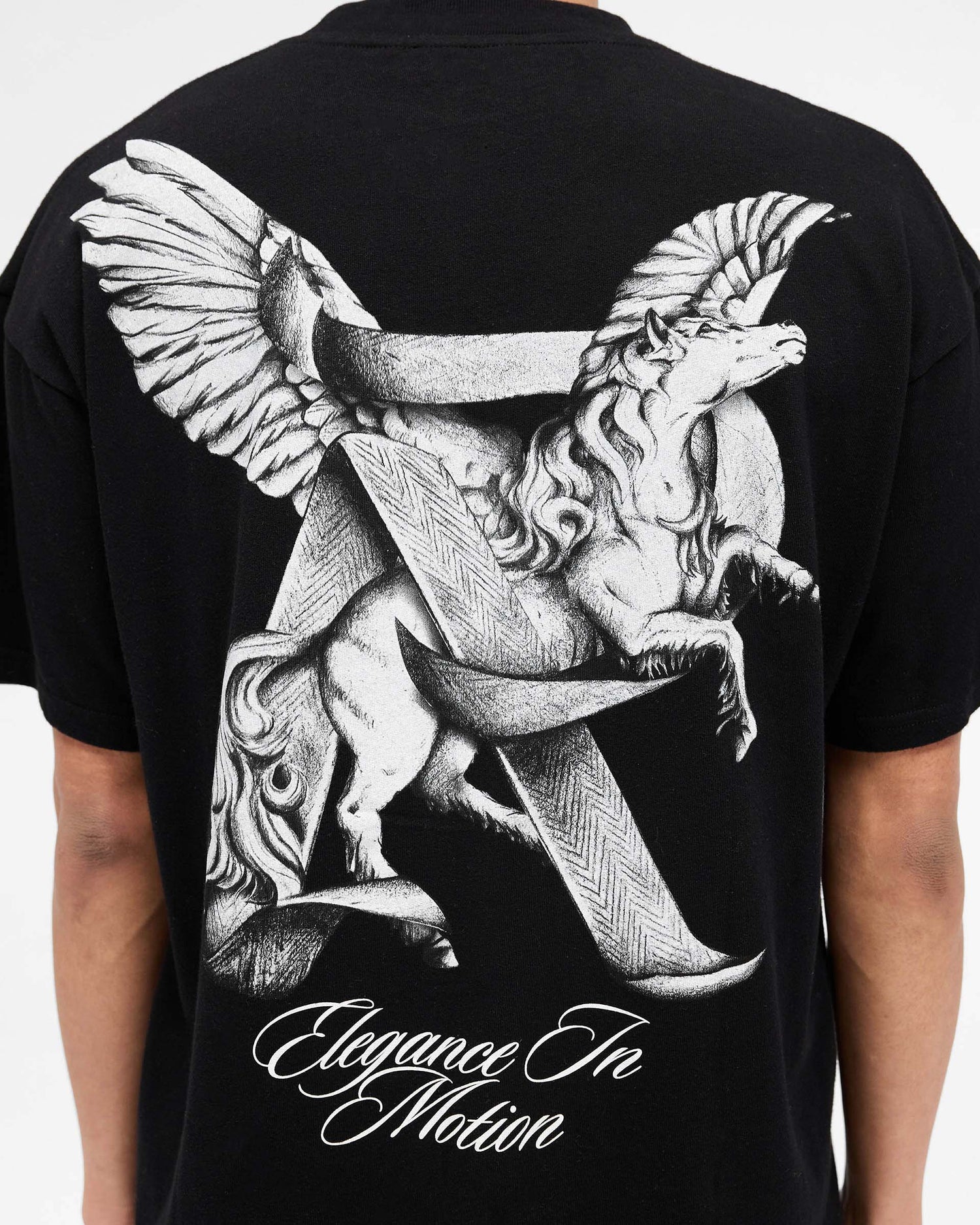 Elegance In Motion T-Shirt - Jet Black SS25