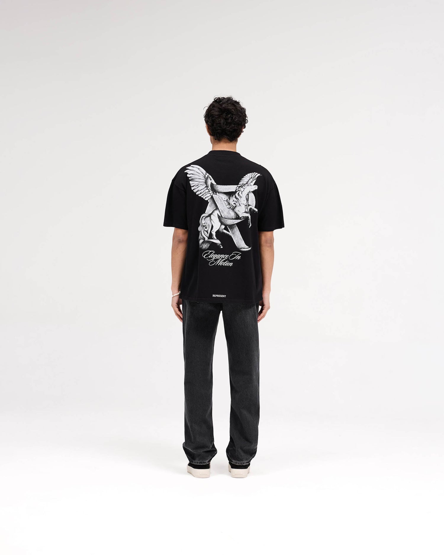 Elegance In Motion T-Shirt - Jet Black SS25