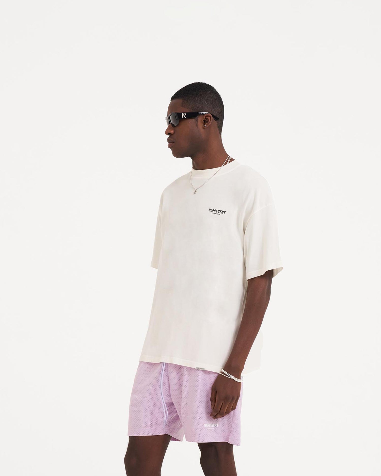 Represent Owners Club T-Shirt - Flat White Owners Club