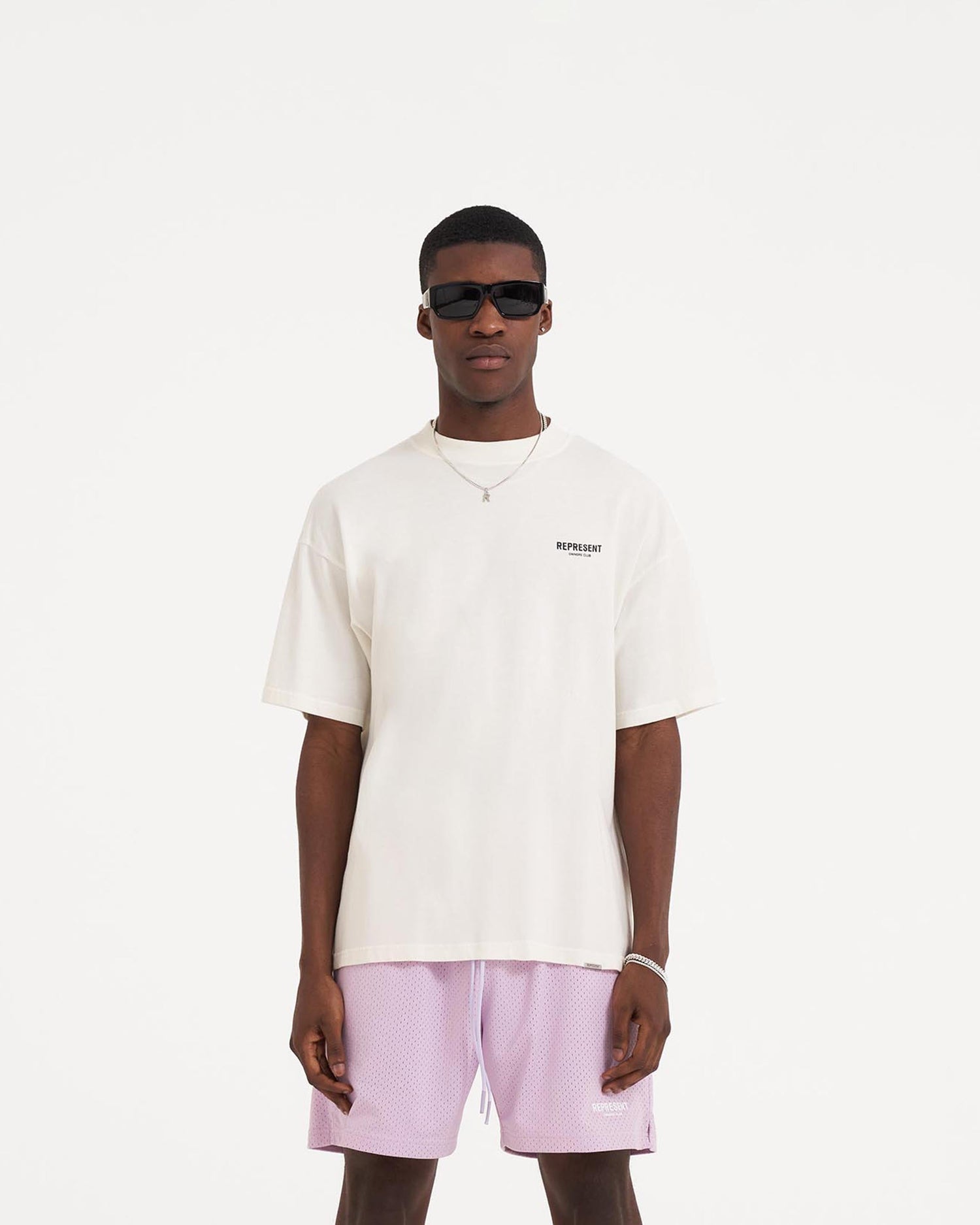 Represent Owners Club T-Shirt - Flat White Owners Club