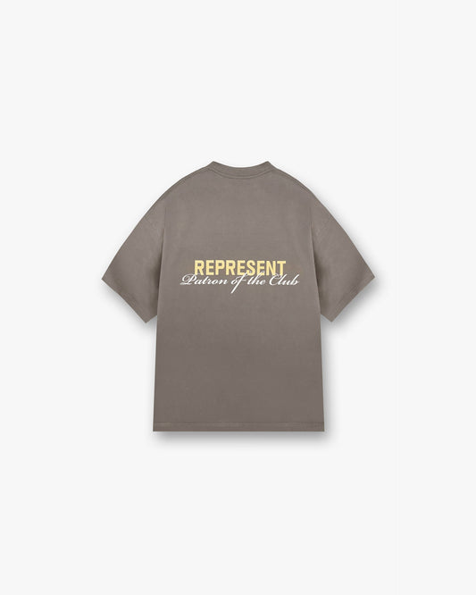 Patron Of The Club T-Shirt - Washed Olive Patrons