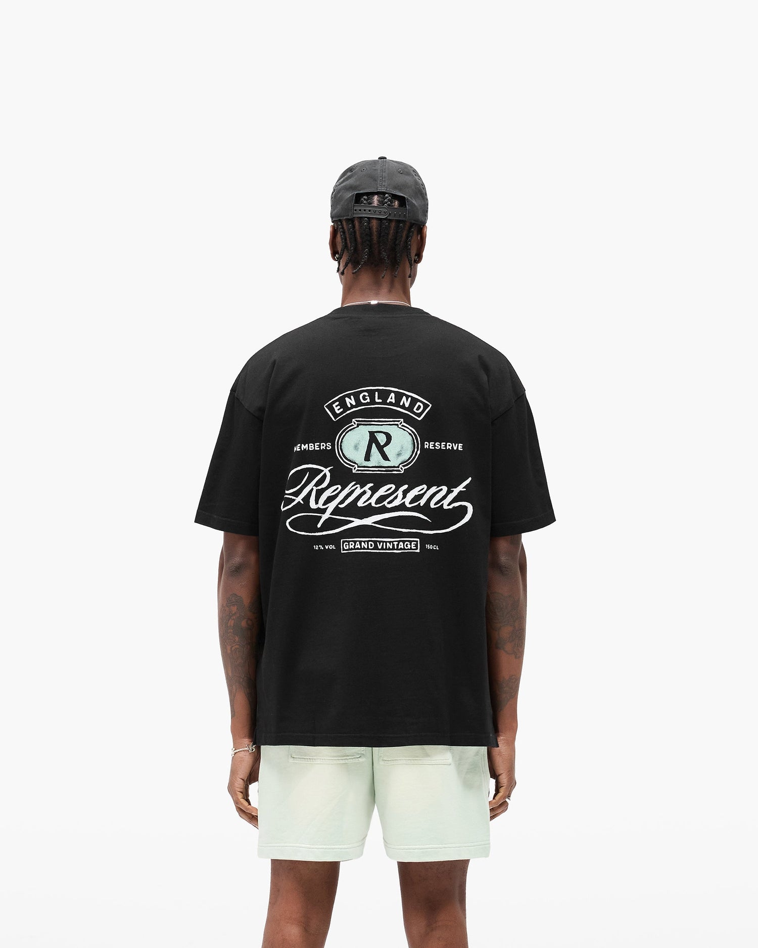 Grand Vintage Hand Drawn T-Shirt - Jet Black SC25