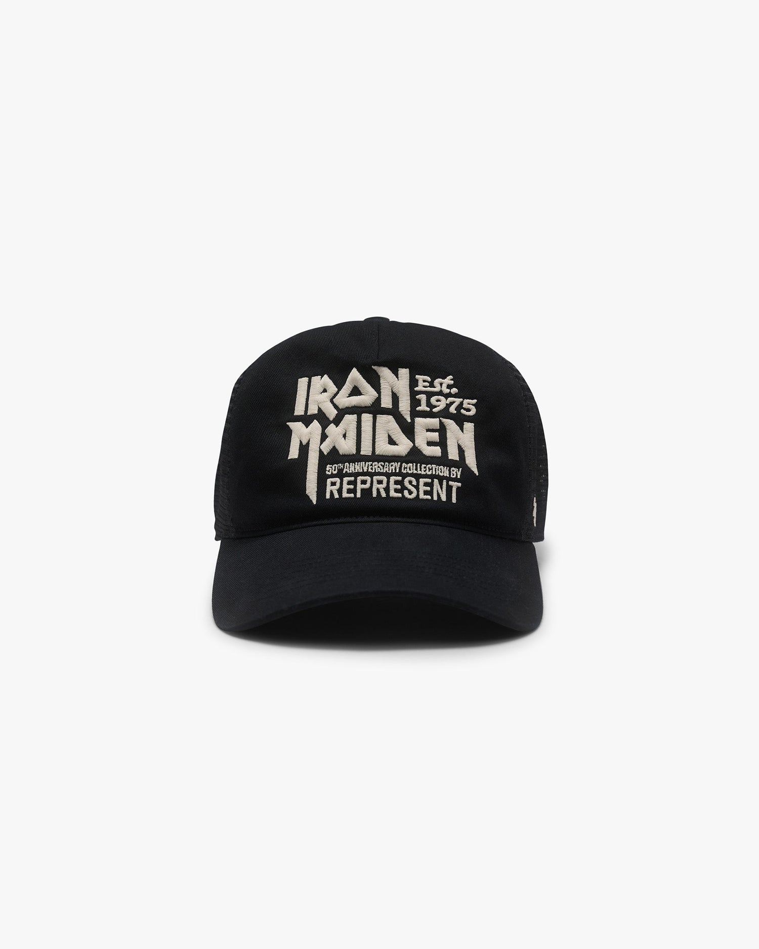 Represent X 47 X Iron Maiden Anniversary Trucker Cap - Washed Black Exclusives