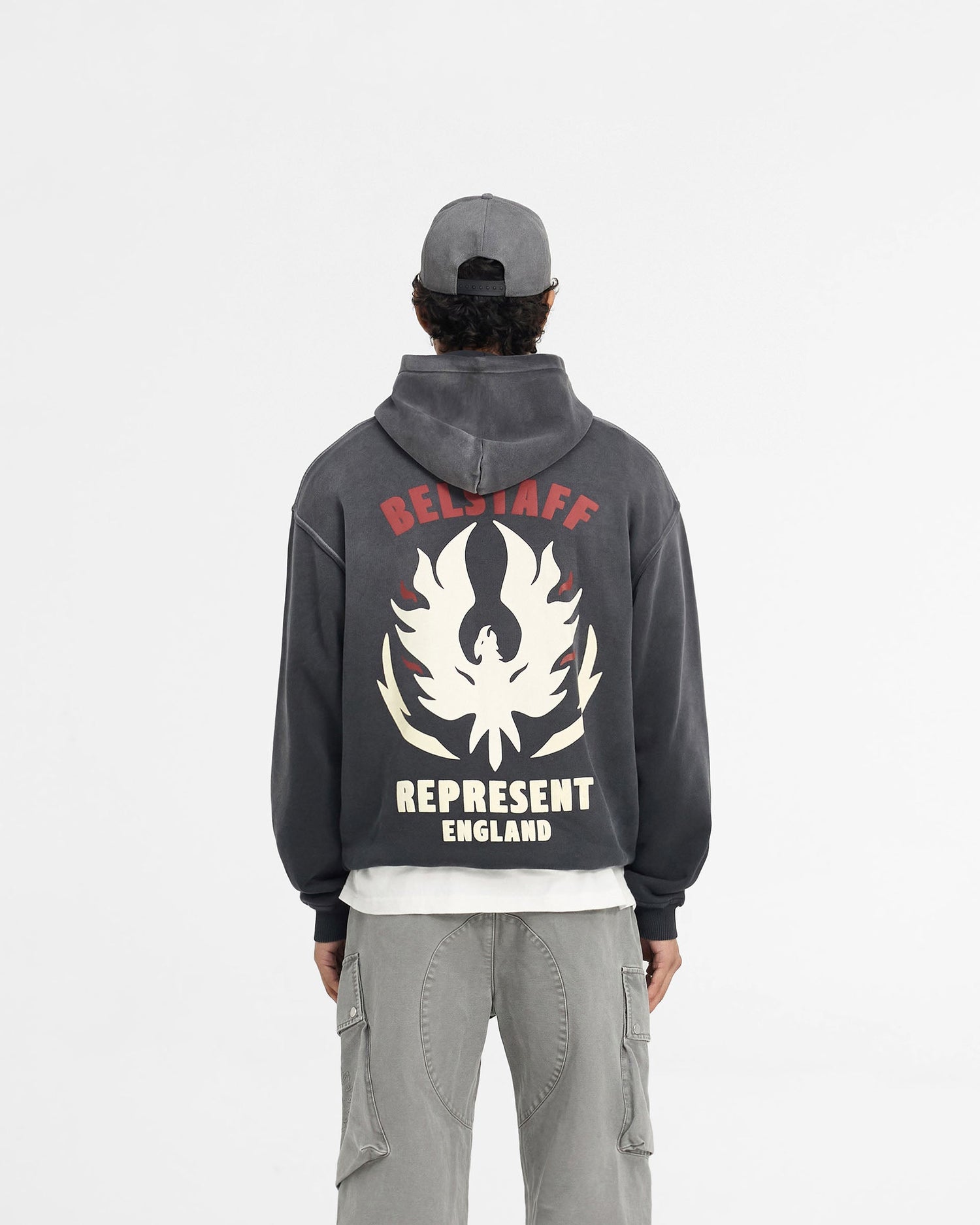 Represent X Belstaff Flame Phoenix Hoodie - Shadow Exclusives