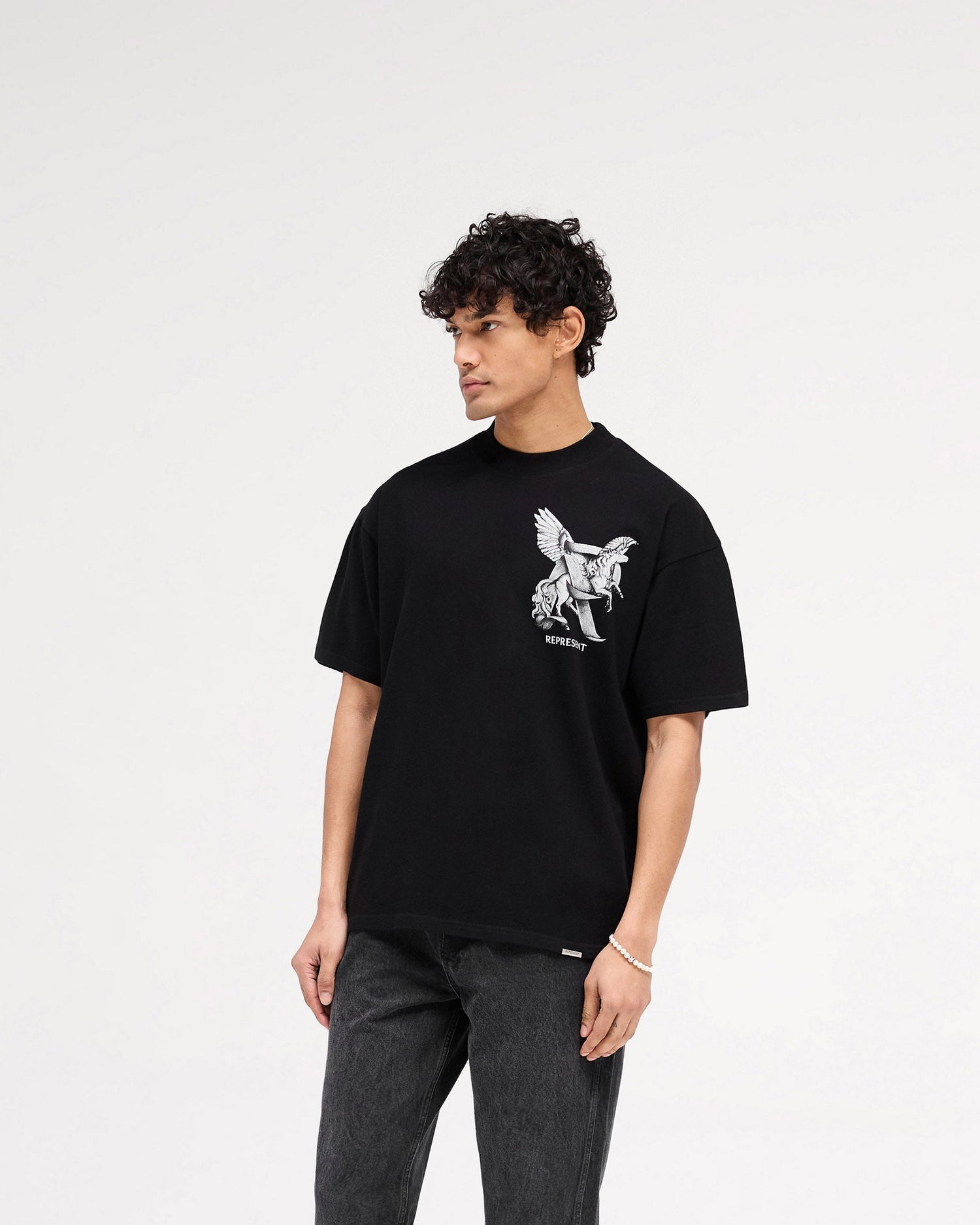 Elegance In Motion T-Shirt - Jet Black SS25
