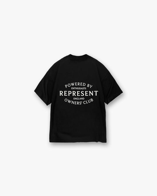 Represent Owners Club Stamp T-Shirt - Jet Black Owners Club