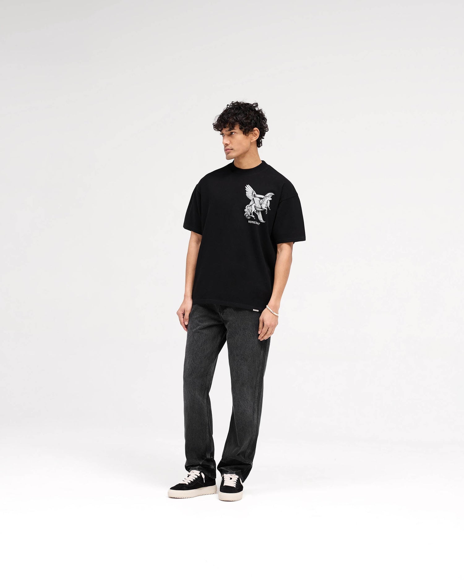 Elegance In Motion T-Shirt - Jet Black SS25