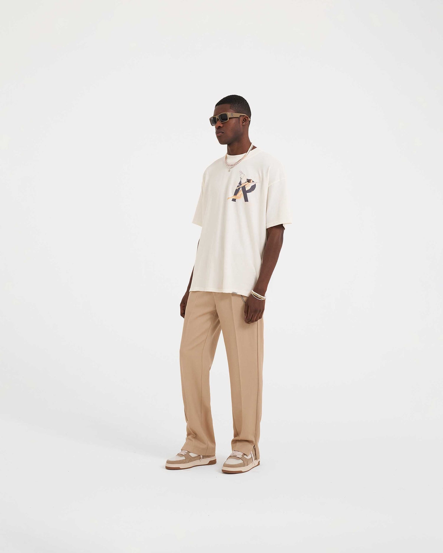 Storms In Heaven T-Shirt | Flat White T-Shirts SS23 | Represent Clo