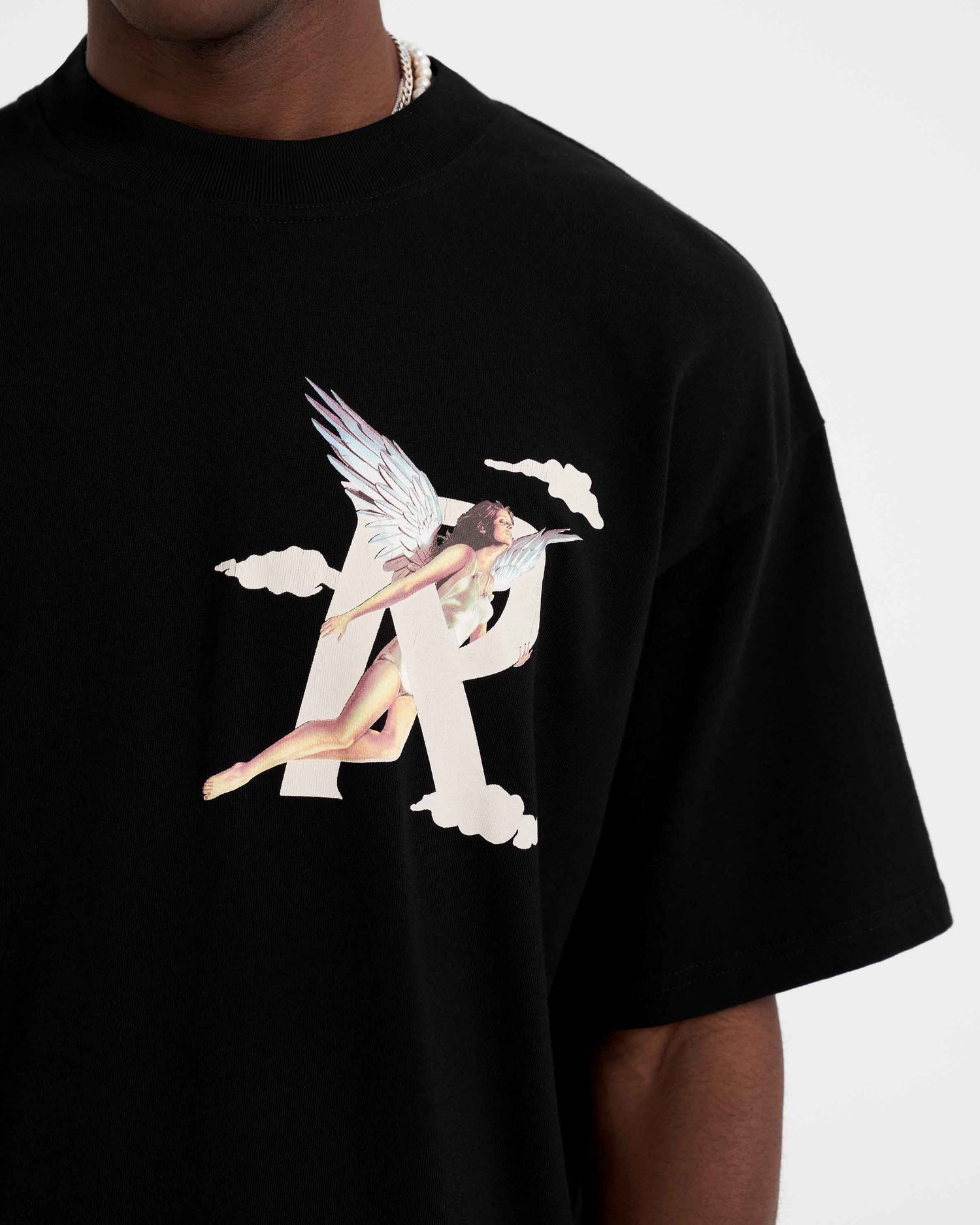 Storms In Heaven T-Shirt | Black T-Shirts SS23 | Represent Clo