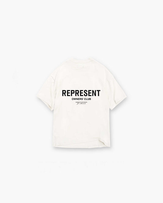 Represent Owners Club T-Shirt - Flat White Owners Club
