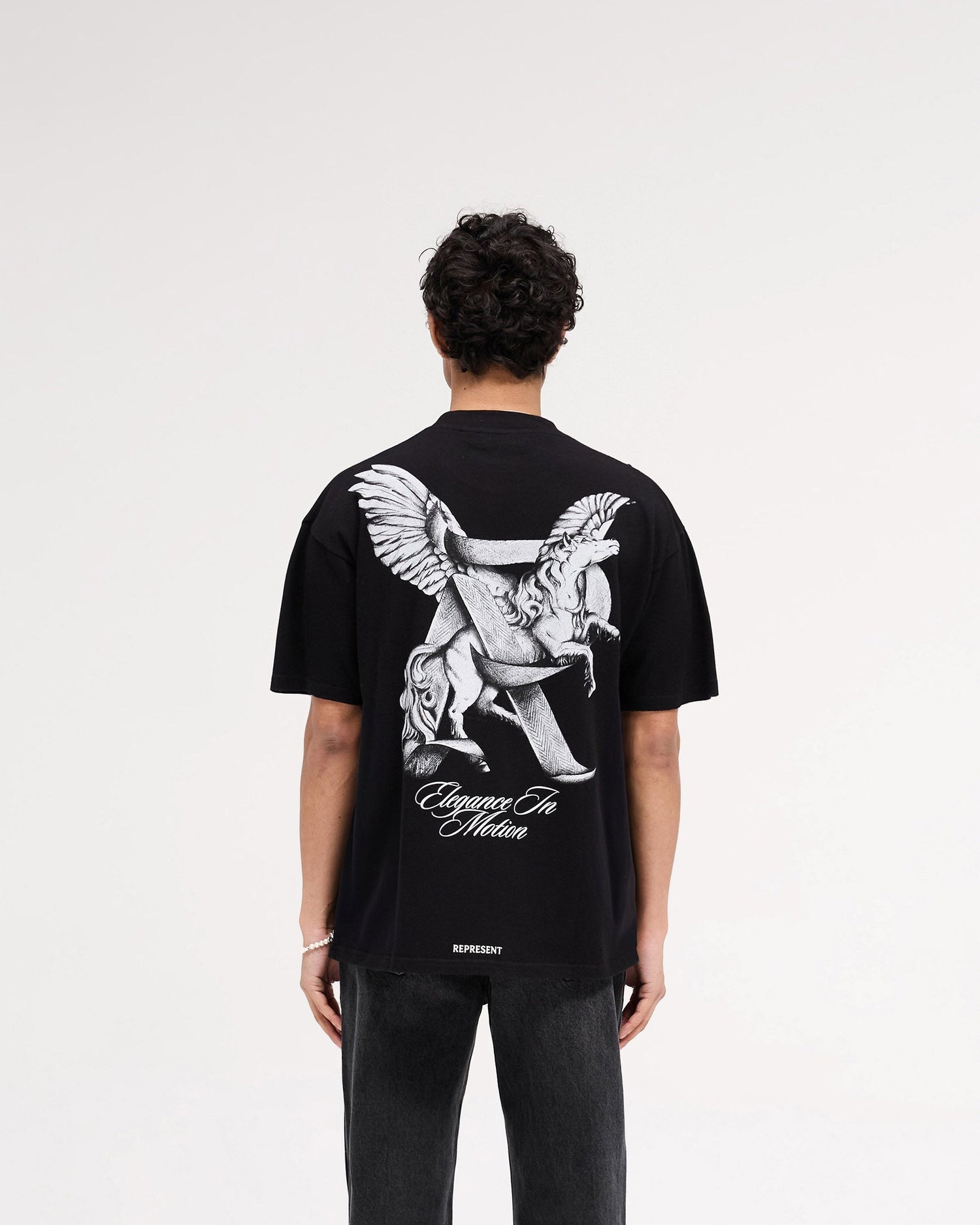 Elegance In Motion T-Shirt - Jet Black SS25