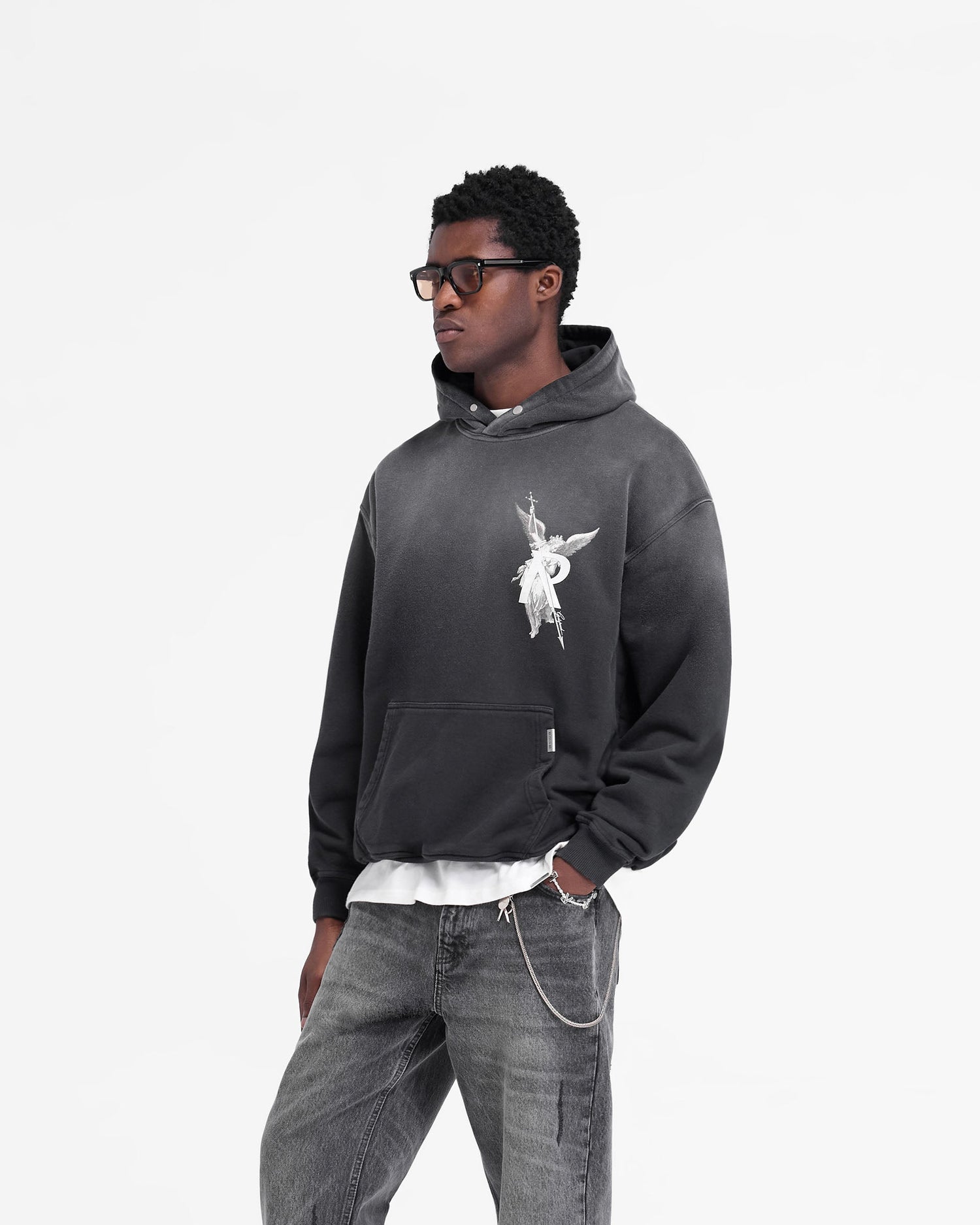 Archangel Hoodie - Stained Black FW24