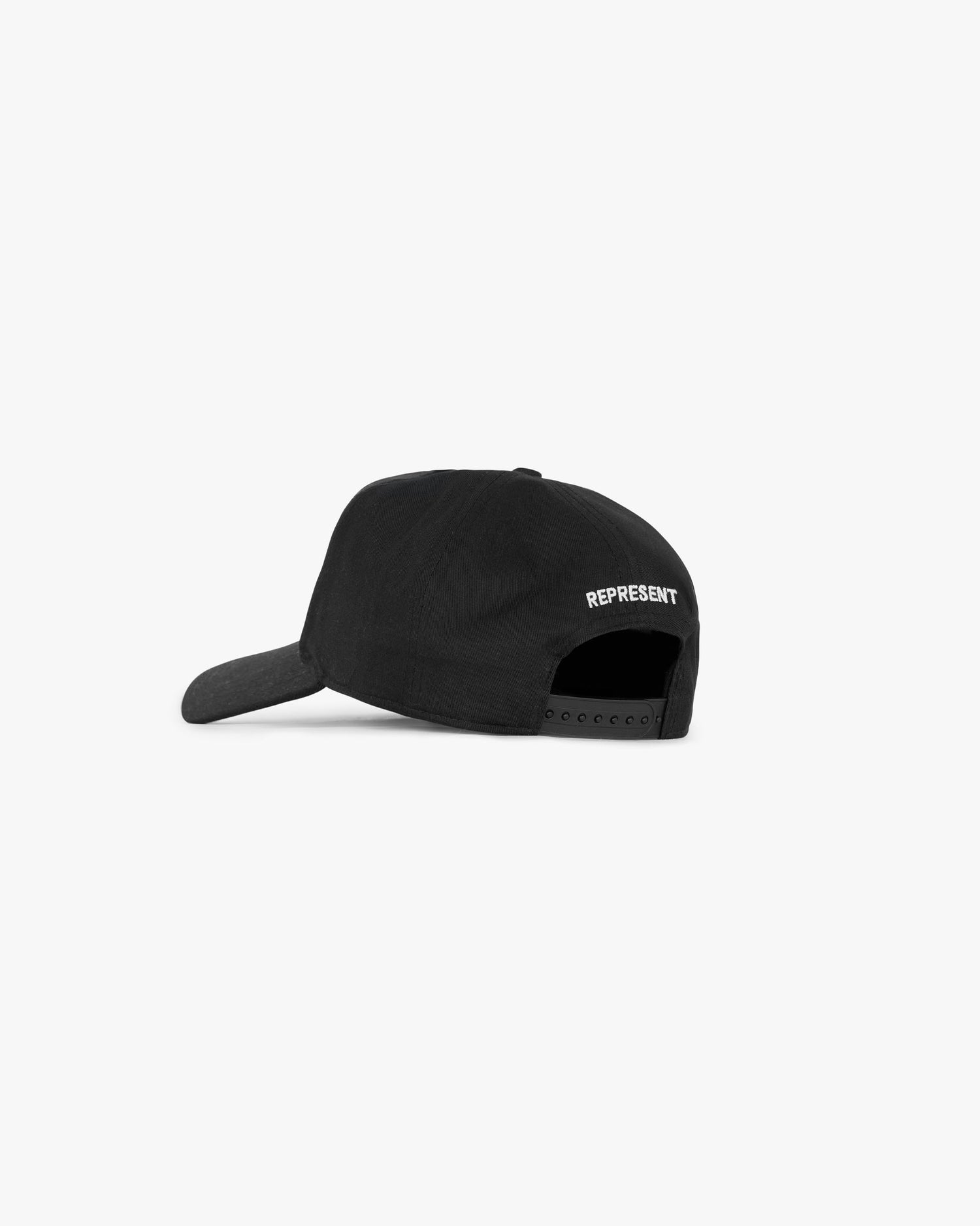Represent Crest Cap - Jet Black SS25