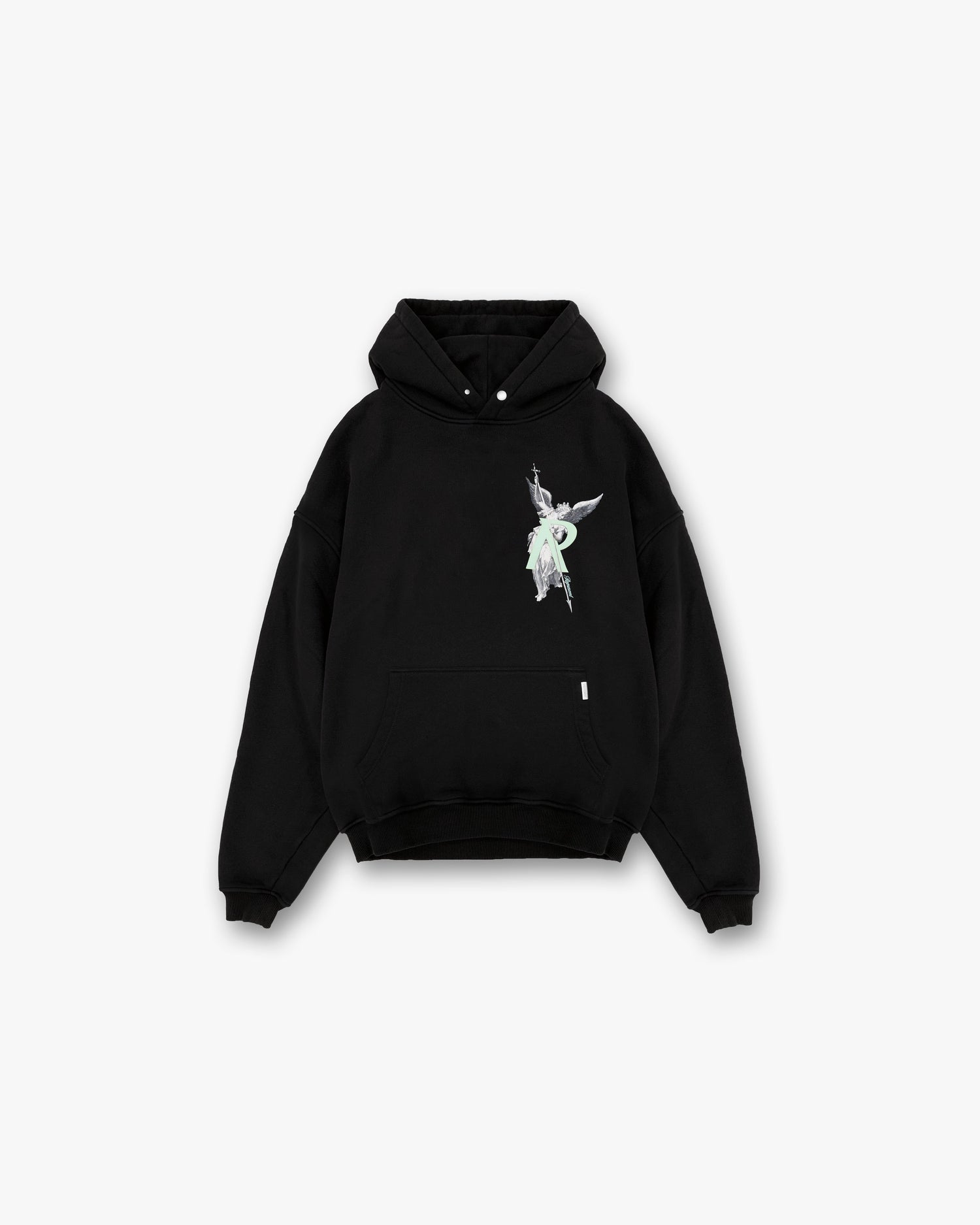 Archangel Initial Hoodie - Jet Black Exclusives