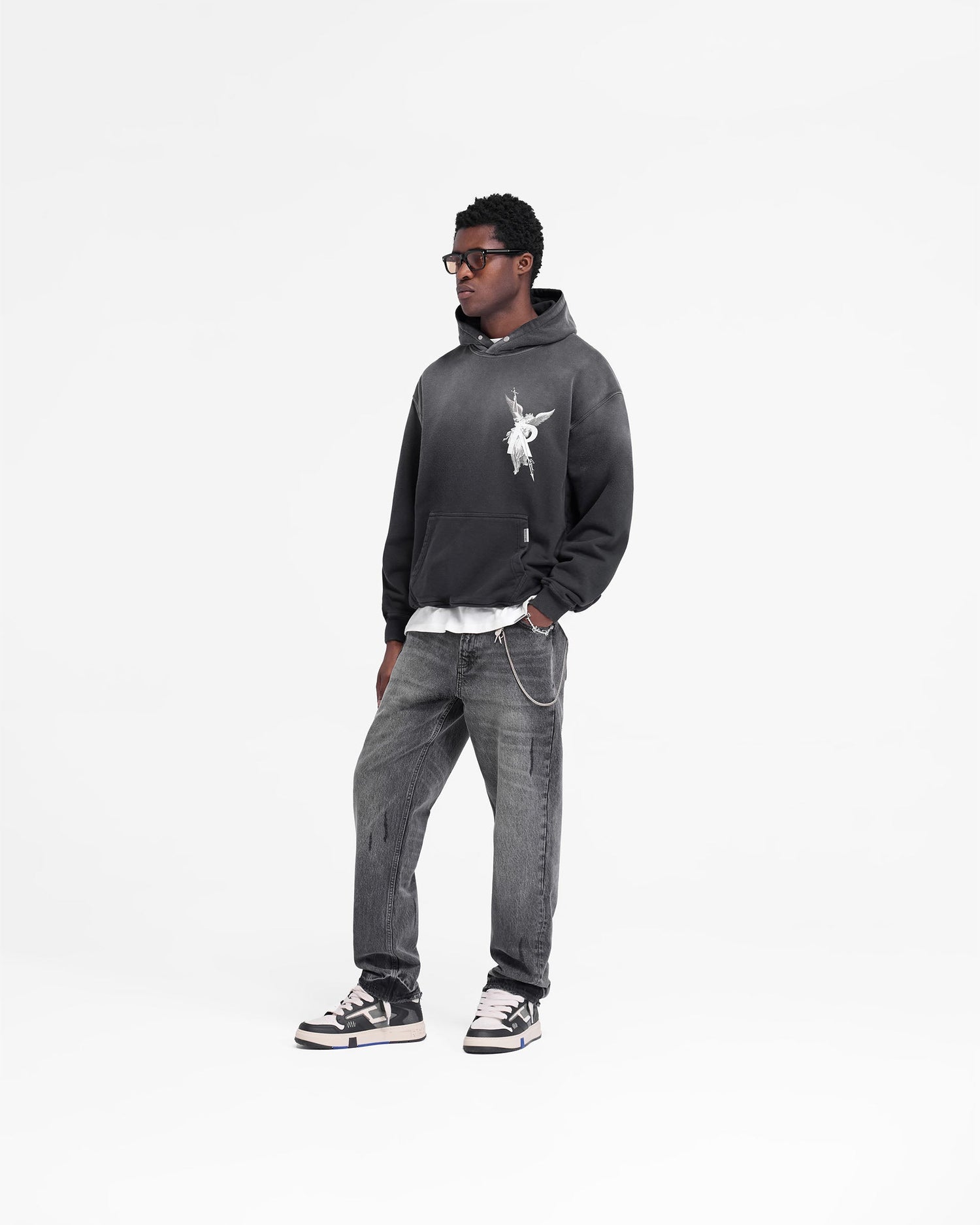 Archangel Hoodie - Stained Black FW24