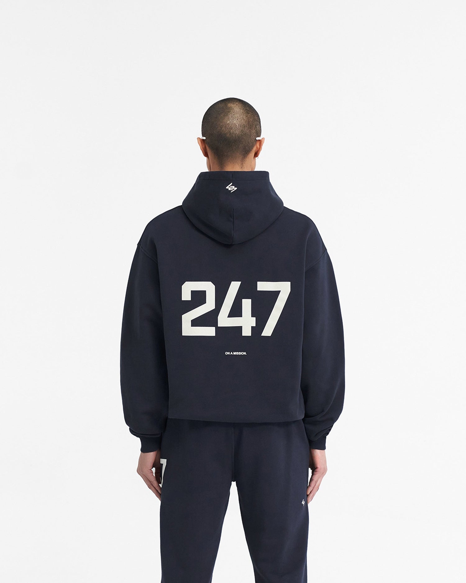 247 Oversized Hoodie - Navy 247